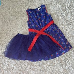 Mini Boden Strawberry Dress with Petticoat